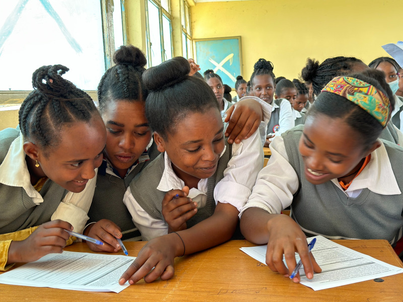 Period Pads Support for Ethiopian Girls