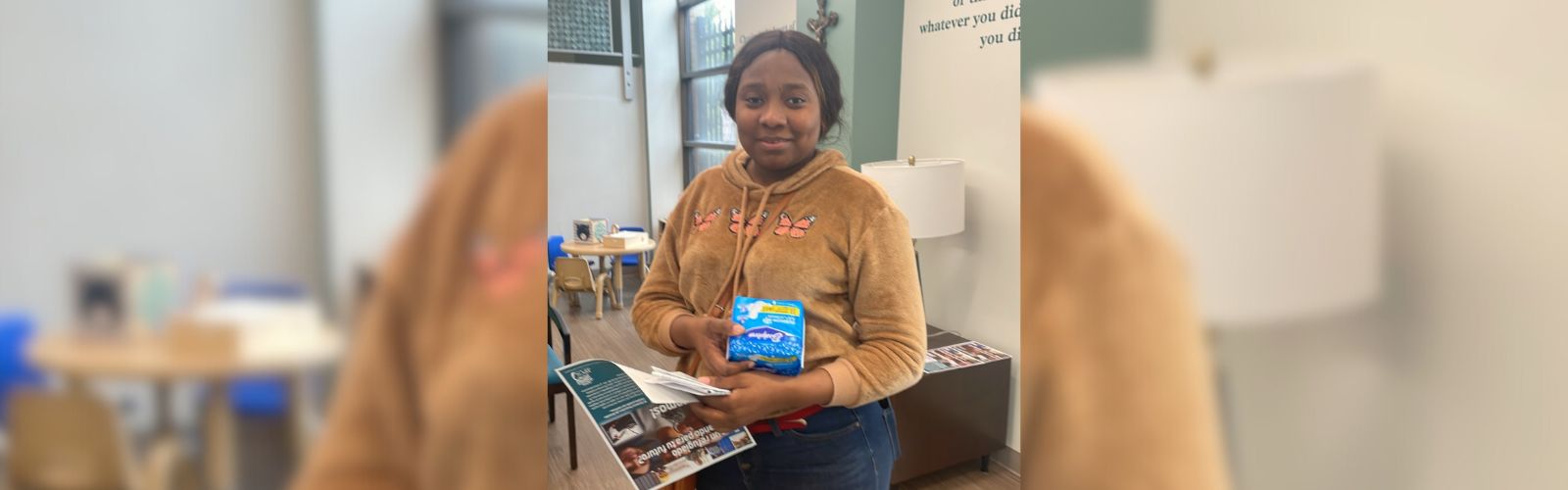 Sanitary Pads Support with Catholic Charities of Louisville