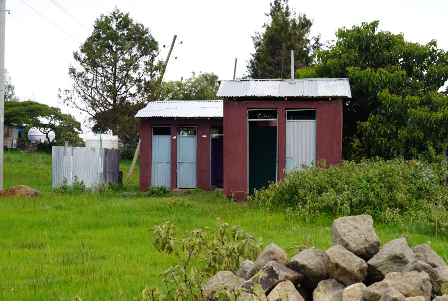 Toilet facilites in Geja Bonaya school after WASH